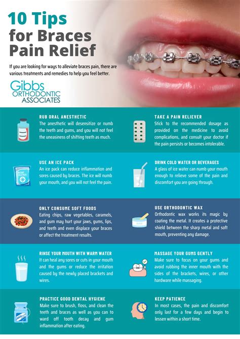 10 Tips for Braces Pain Relief - Gibbs Orthodontic Associates