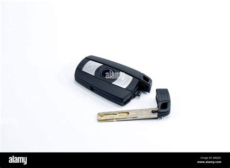 Modern Car Key with emergency key extracted Stock Photo - Alamy