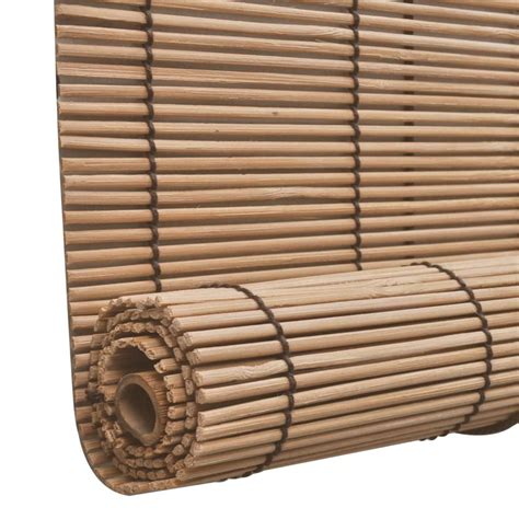 Store roulant en bambou 140 x 220 cm Naturel | Bamboo roller blinds, Roller blinds, Bamboo blinds