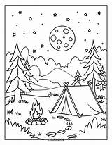 105  Campfire Coloring Pages For Kids & Adults Free Printable PDFs sketch template