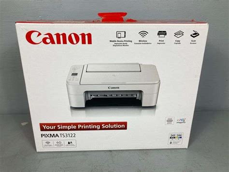 Canon Pixma TS3122 Wireless Printer/Scanner-Unused - Southern Interior Auctions