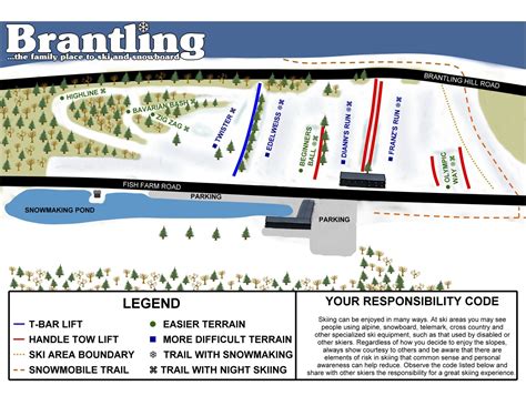 Brantling Ski Slopes Trail Map | OnTheSnow