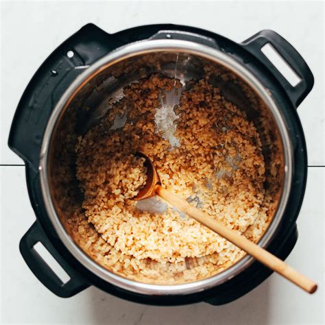 Instant Pot Brown Rice (Perfect Every Time!) - Minimalist Baker