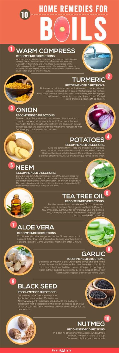 Top 7 Home Remedies for Boils: Treat Boils Naturally | HealthtoStyle in 2021 | Home remedy for ...