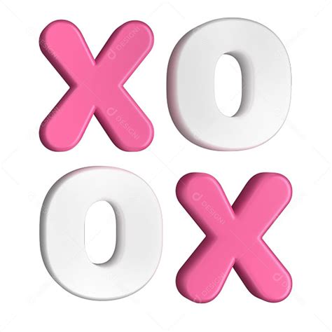 Xoxo PNG Transparente Sem Fundo [download] - Designi