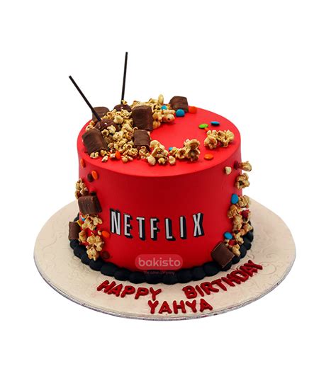 Netflix With Pop Corn Cake by bakisto - the cake company