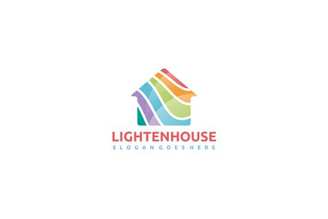 Colorful House Logo | Branding & Logo Templates ~ Creative Market