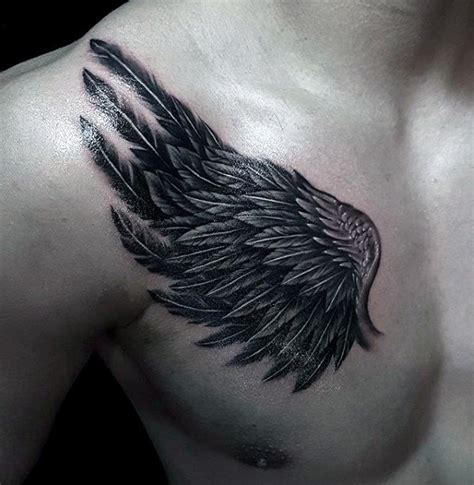 Wing Tattoos on Chest Designs, Ideas and Meaning - Tattoos For You