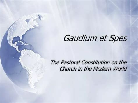 PPT - Gaudium et Spes PowerPoint Presentation, free download - ID:1192029