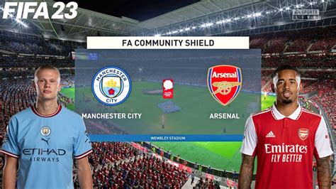 FIFA 23 | Manchester City vs Arsenal - FA Community Shield 2023 - PS5 Gameplay - YouTube