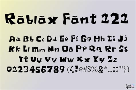 Roblox Font 121 | RetroStudioUnofficial | FontSpace