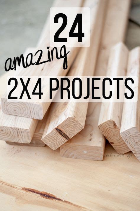 30 Simple And Amazing 2x4 Wood Projects - Anika's DIY Life | Small wood projects, Woodworking ...