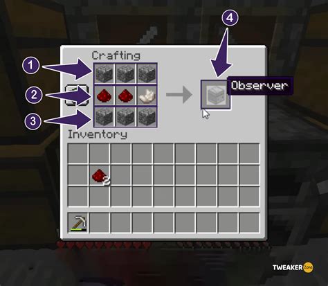 Minecraft Observer Recipe: Steps to Make an Observes in Minecraft ...