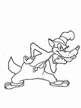 Big Bad Wolf Coloring Page  Funny Pages sketch template
