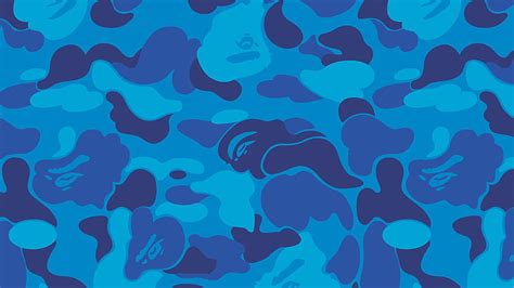 1080P free download | Blue Bape Camo Blue Bape, HD wallpaper | Peakpx