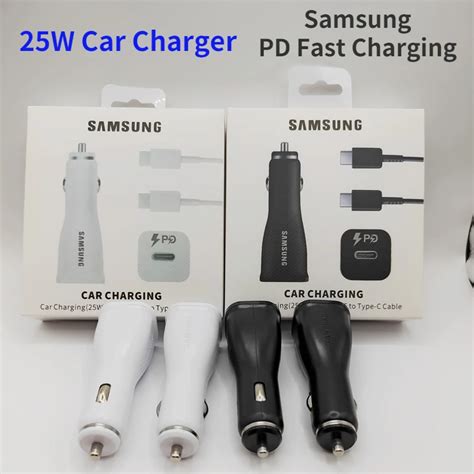 Fast Charging Car Charger Type C 25w Samsung | Samsung Usb Car Charger ...