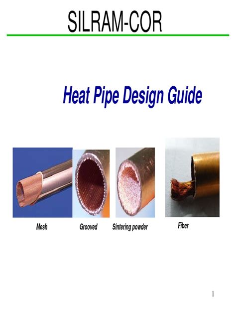 Heat Pipe Design Guide-2 | PDF | Applied And Interdisciplinary Physics ...