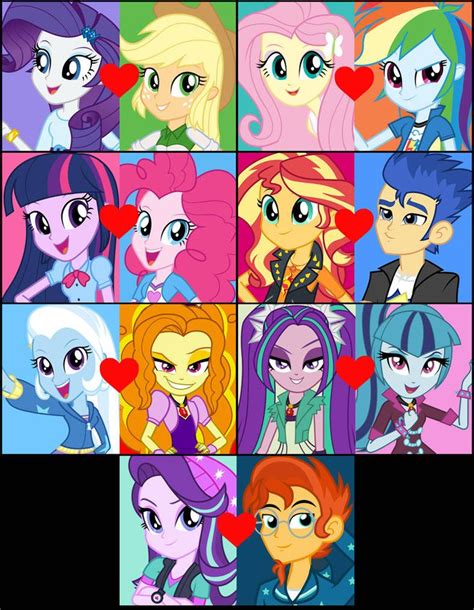 Equestria Girls: Resotii's Couples by 3D4D on DeviantArt