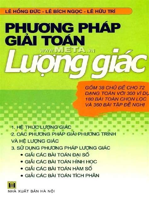 Phuong Phap Giai Toan Luong Giac Le Hong Duc | PDF