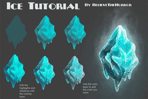 Ice Tutorial by FleshQB on DeviantArt