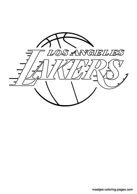 Lakers Logo Coloring Pages