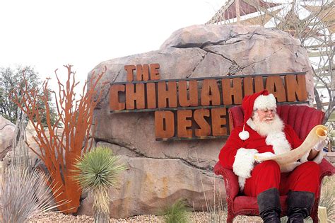 Santa Returns to the El Paso Zoo and He's Bringing Snow