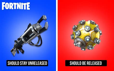 3 unreleased Fortnite weapons that will make players lose their mind (& 3 that need to be released)