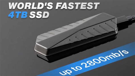 4TB GigaDrive External SSD Hard Drive: Speed-2.800 MB/s