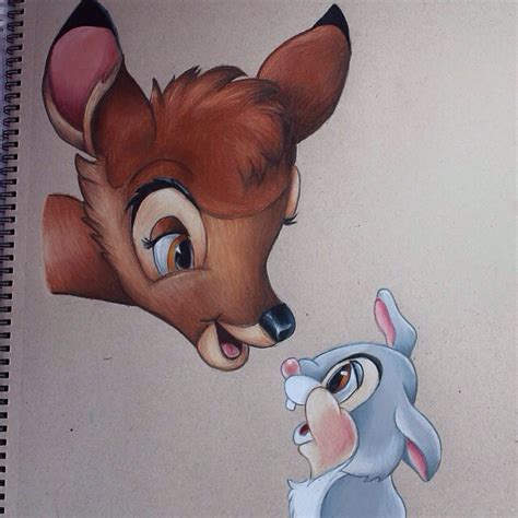 Bambi And Thumper Drawing at GetDrawings | Free download