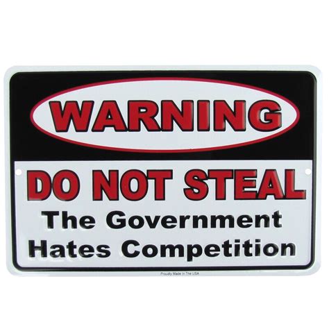 Treasure Gurus Do Not Steal Funny Aluminum Warning Sign Novelty Retail ...