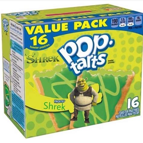 a box of pop tarts sitting on top of a table