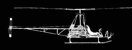 Ultralight experimental helicopter building plans blueprints