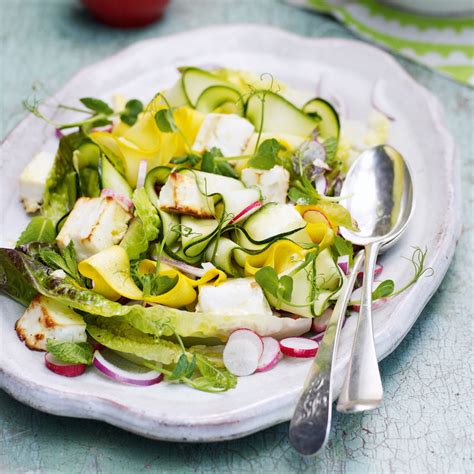 Courgette and Baked Feta Salad - Healthy & Easy Recipes | House & Garden