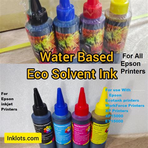 water based Eco solvent ink for all Epson inkjet printers..