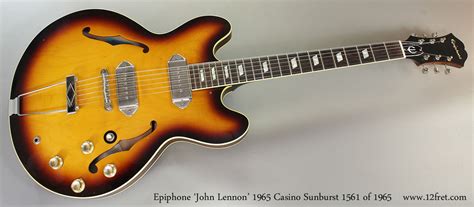 Epiphone Casino John Lennon Limited Thinline Archtop | www.12fret.com