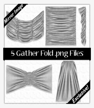 5 Gather Fold Files Pack - Imvu Clothing Textures Transparent PNG ...