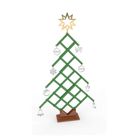 Minimalist Collapsible Christmas Tree by xadow | Download free STL model | Printables.com