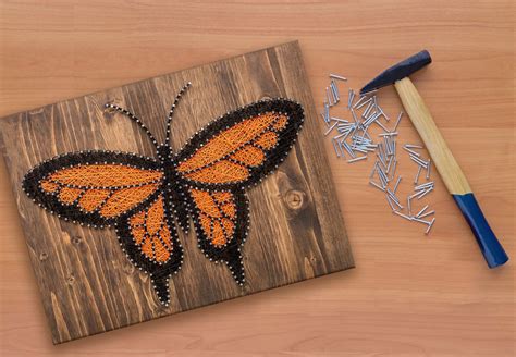 Butterfly String Art Kit DIY String Art Butterfly Decor - Etsy