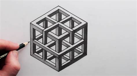 How to Draw an Impossible Cube: Step by Step