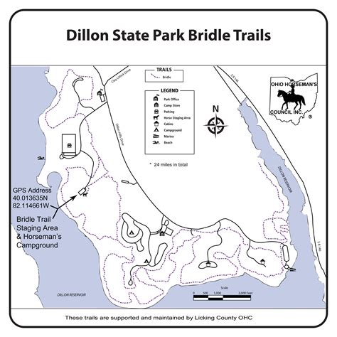 Dillon State Park Campground Map