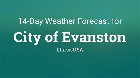 City of Evanston, Illinois, USA 14 day weather forecast