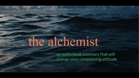 THE ALCHEMIST:- an audio book summary everyone must listen - YouTube