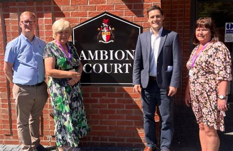 Dr Luke Evans MP visits Ambion Court development | Dr Luke Evans MP