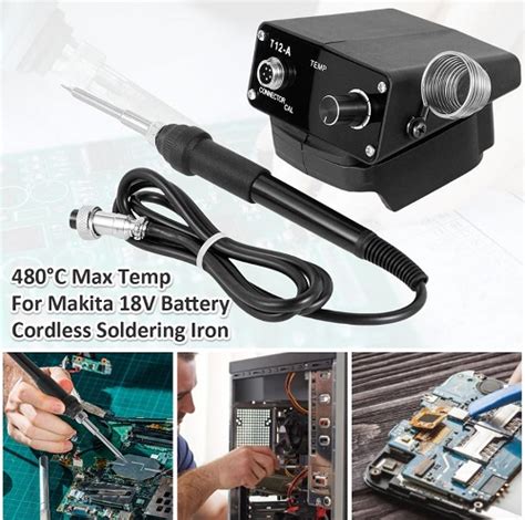 Makita 18V Soldering Iron Station for Makita 18V Li-Ion Cordless Battery