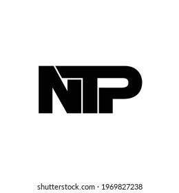 Ntp Letter Monogram Logo Design Vector: vector de stock (libre de ...