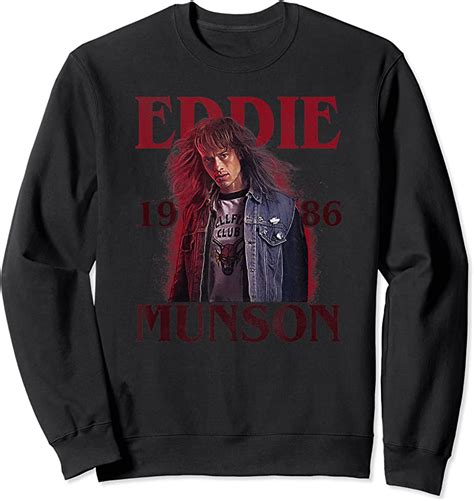 Cool Stranger Things 4 Eddie Munson 1986 Hellfire Club Photo T Shirts ...