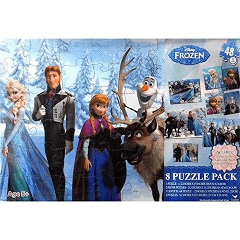 Cardinal Games Frozen 8 Puzzle Pack - Walmart.com - Walmart.com