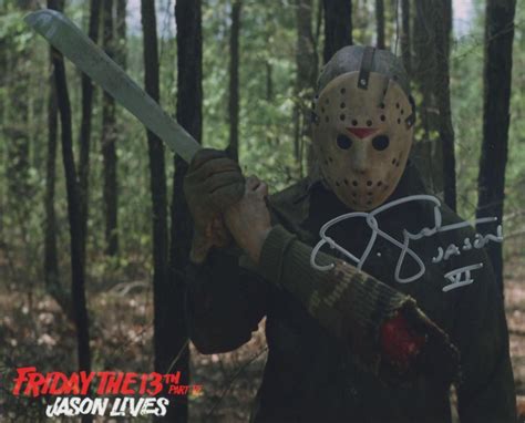 C.J. Graham "Friday the 13th Part VI: Jason Lives" signed movie photo | EstateSales.org