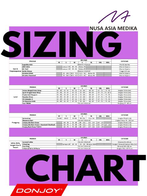 Sizing Chart | PDF