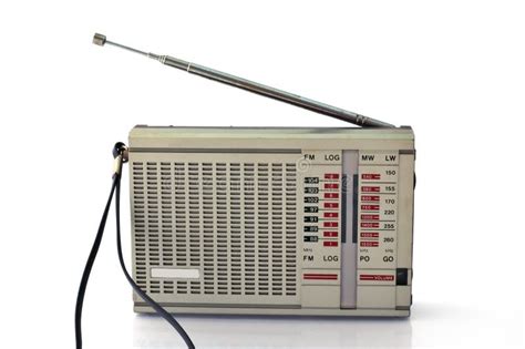 Old radio stock photo. Image of vintage, music, antenna - 3211370